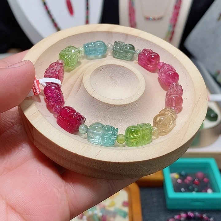 碧玺手链未镶嵌碧玺手链