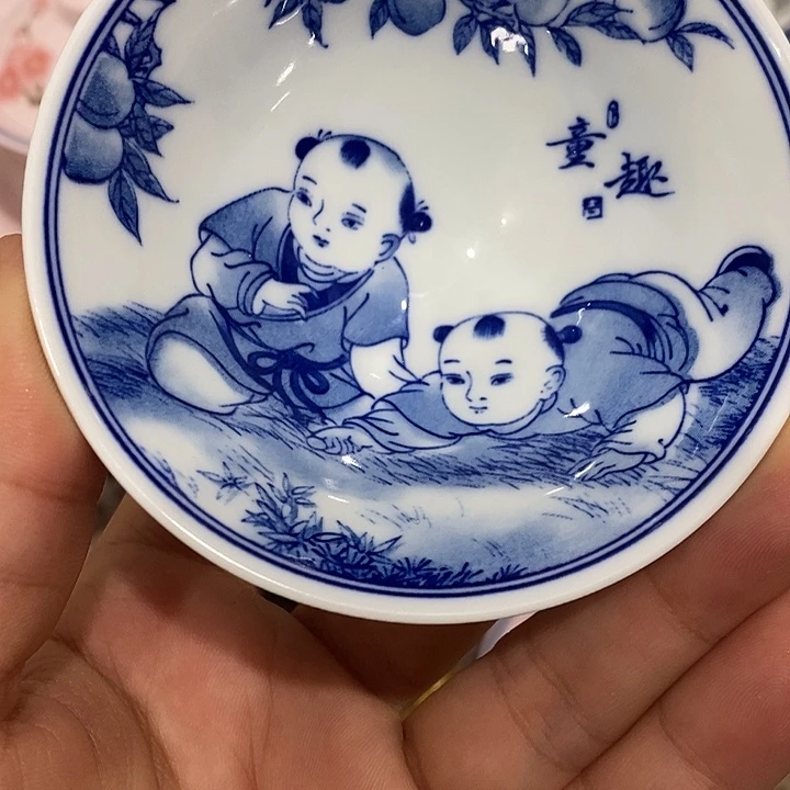 摆件陶景德镇陶瓷主人杯23445