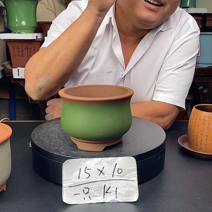 紫砂花盆货号一只K1