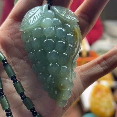 岫玉挂件未镶嵌我***欣挂件