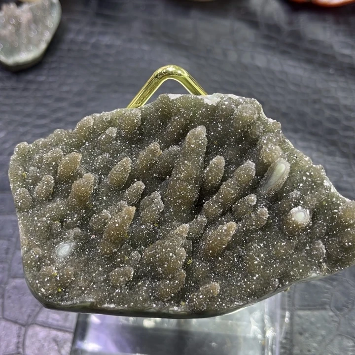 水晶珠宝半成品未镶嵌绿森林