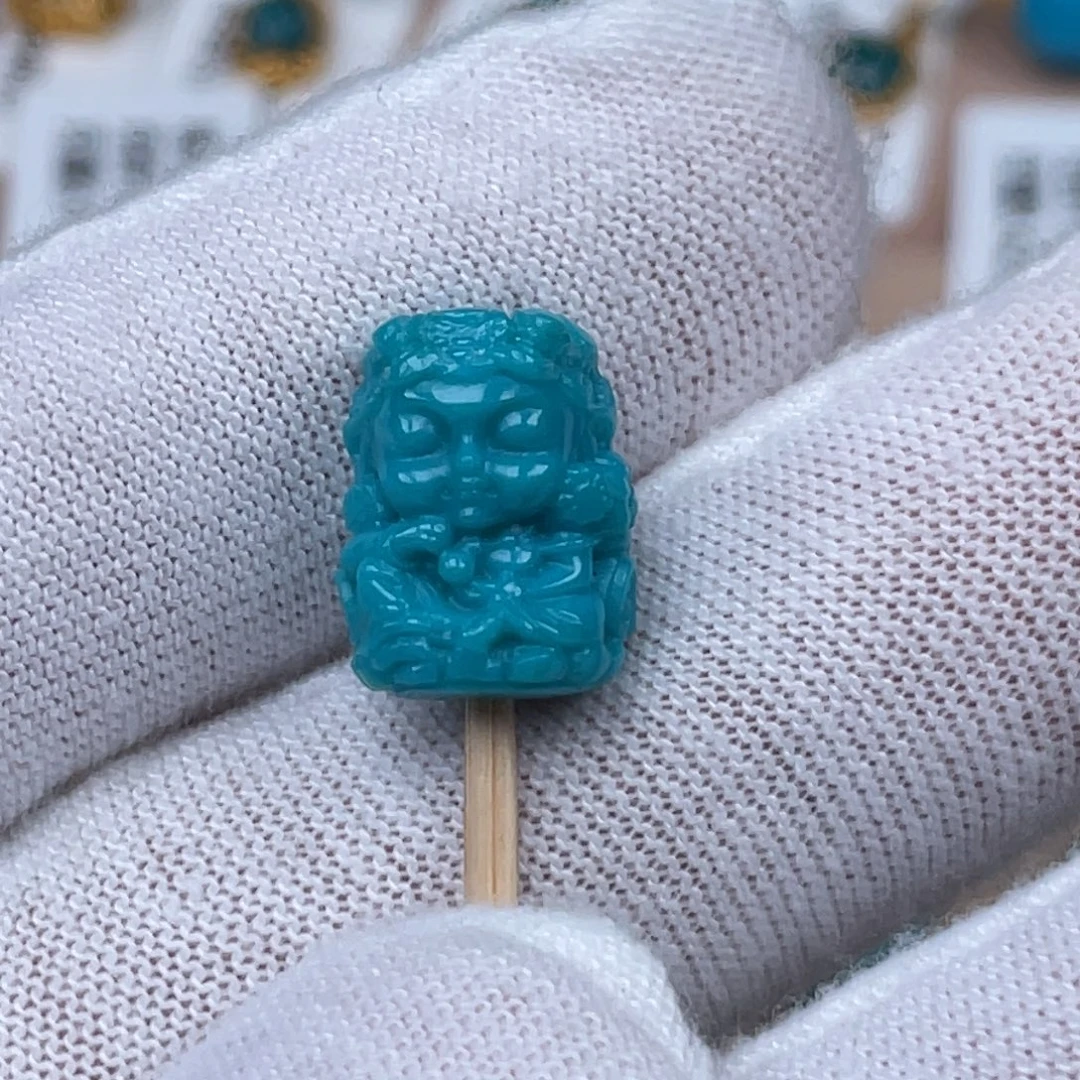 未镶嵌绿松石颈饰13✖️10✖️9mm