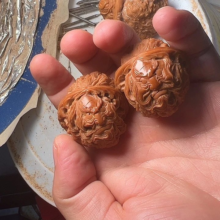 核桃手串/手链核桃雕刻