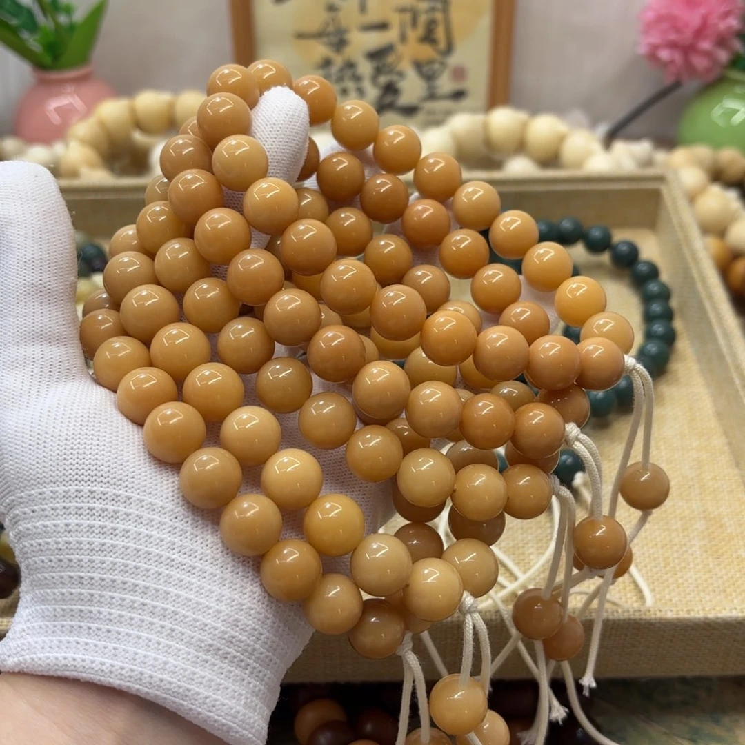 菩提根/象牙果吊坠13水磨圆珠手持福利一锅128