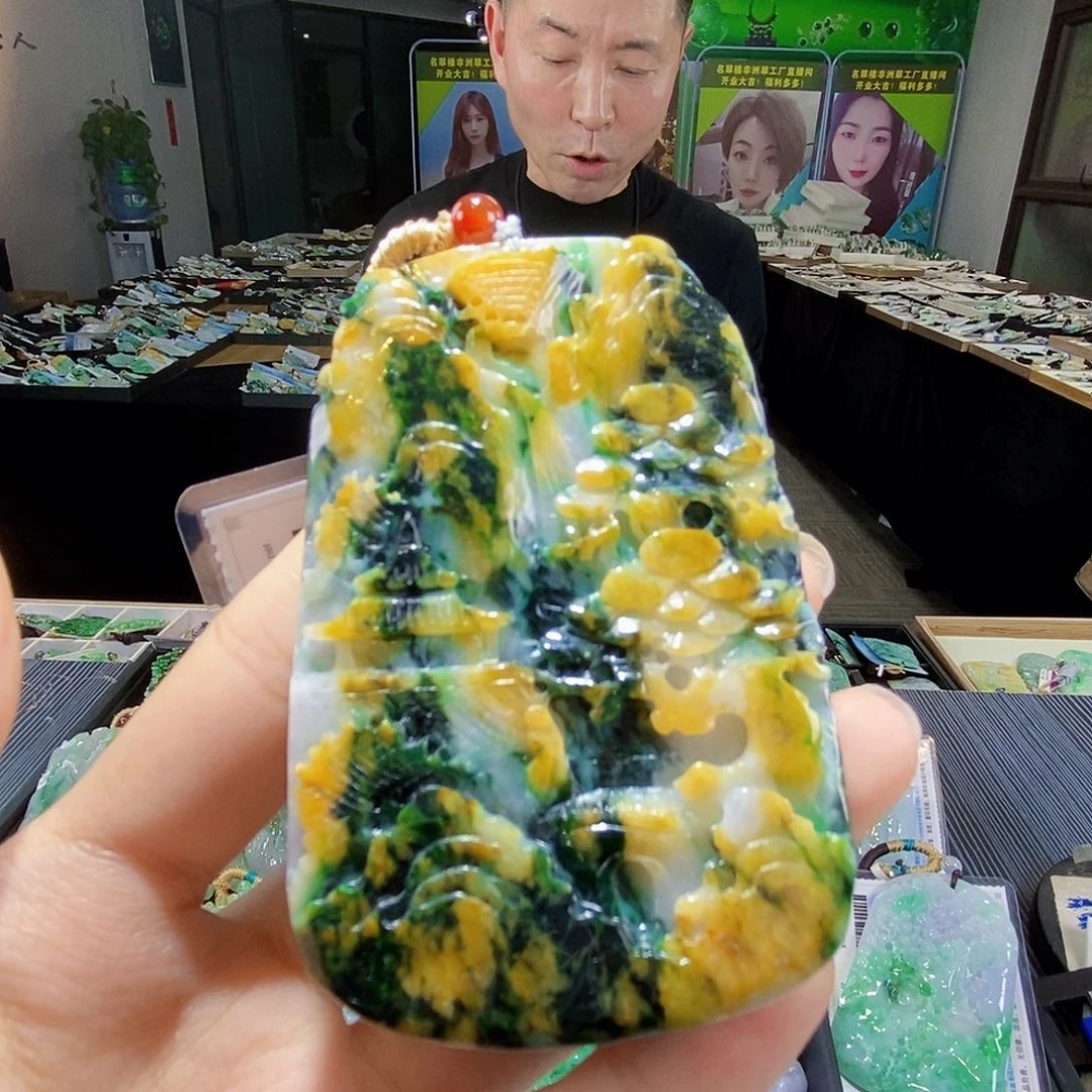 颈饰未镶嵌翡翠翡翠