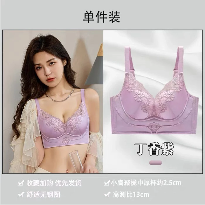 【千金小姐】刺绣调整型聚拢上托防下垂女士内衣238