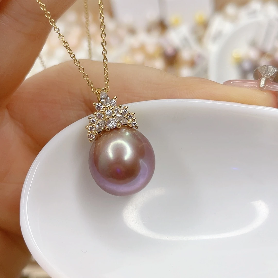 淡水珍珠未镶嵌吊坠(赠链)