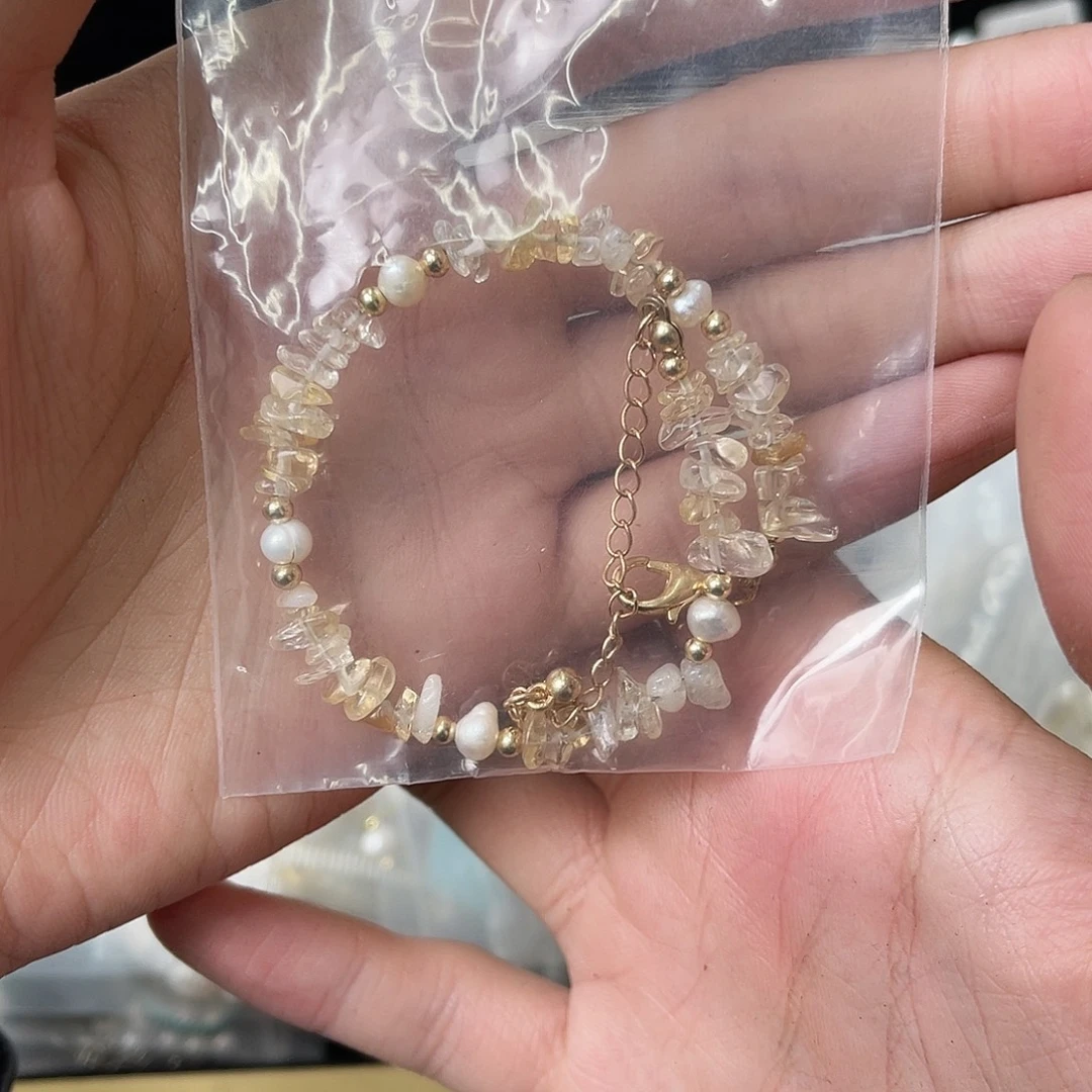 银S925镶嵌天然淡水珍珠淡水珍珠