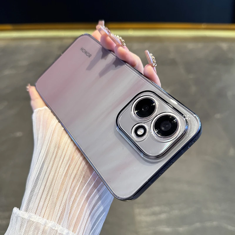 适用于荣耀400手机壳新款超薄透明honer400pro全包边框300防摔硬