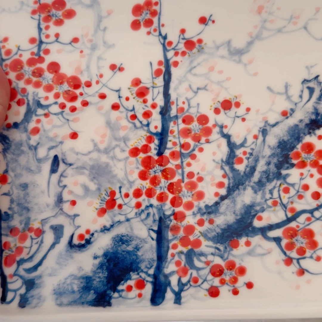 鑫***贵景德镇釉下青花五彩手绘