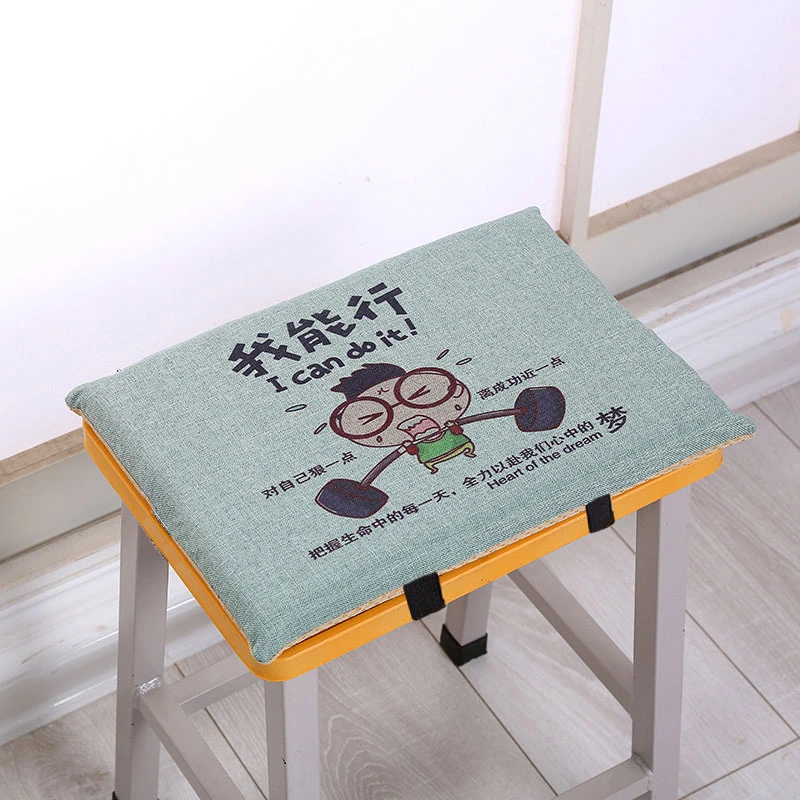 学生坐垫教室宿舍久坐座垫方凳屁股垫四季通用凳垫坐垫板凳两用