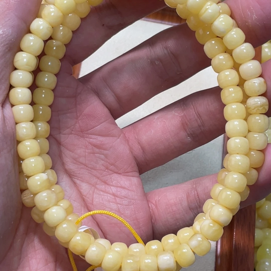 琥珀手链未镶嵌七毫米108
