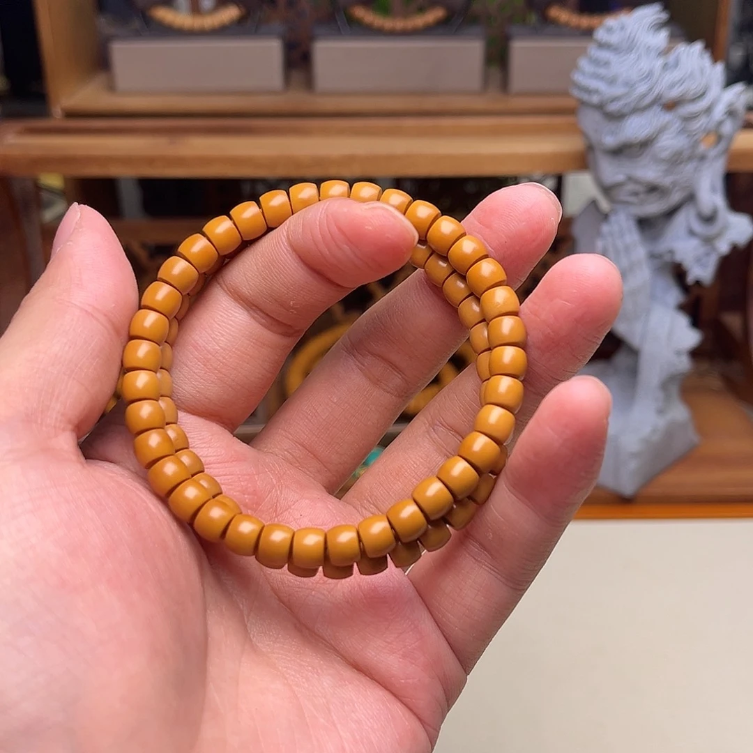 手串/手链橄榄核【听松文玩】sss级工艺精品橄榄核尖单圈6.8