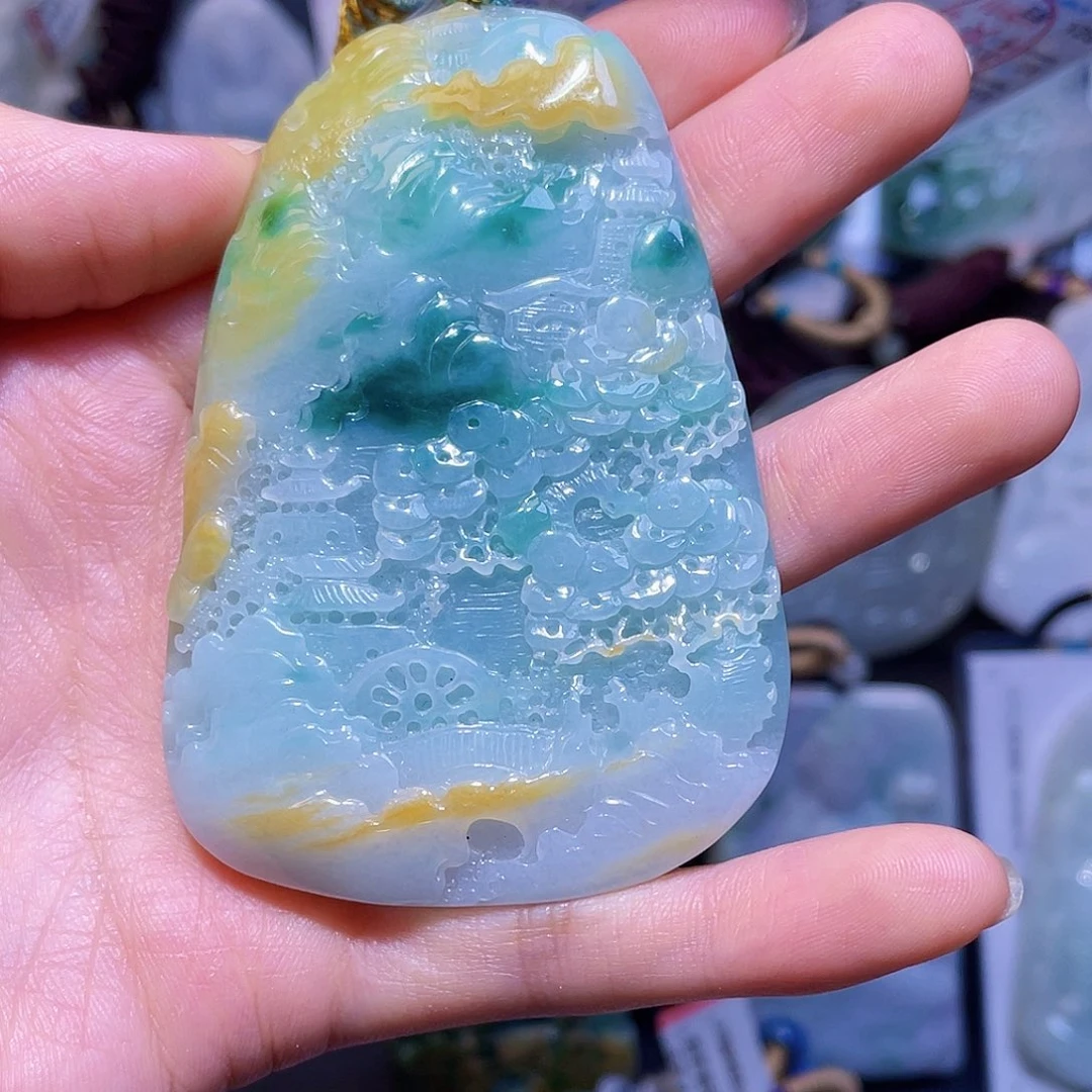 颈饰未镶嵌翡翠翡翠