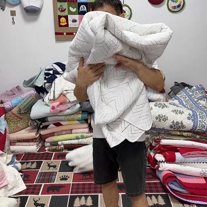 冰***道棉223*234床盖白色