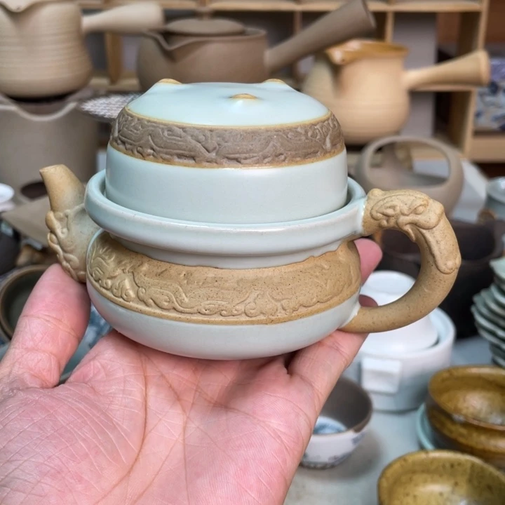 壶老段烧茶器茶具！