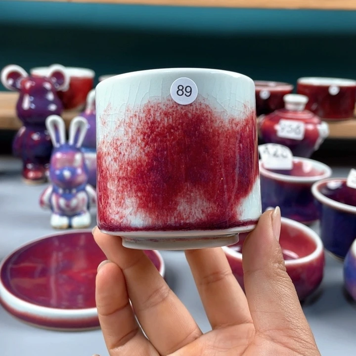 瓷片纯手工制作…………微微瑕