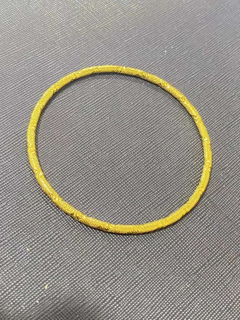 原创轻奢时尚百搭黄色手镯   多样性发其一y6901