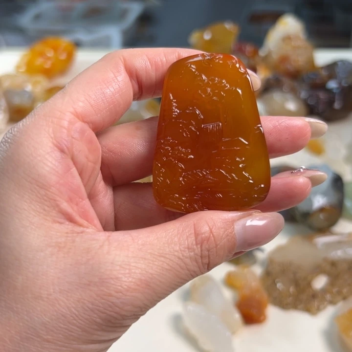 玛瑙/玉髓吊坠(不含链)未镶嵌