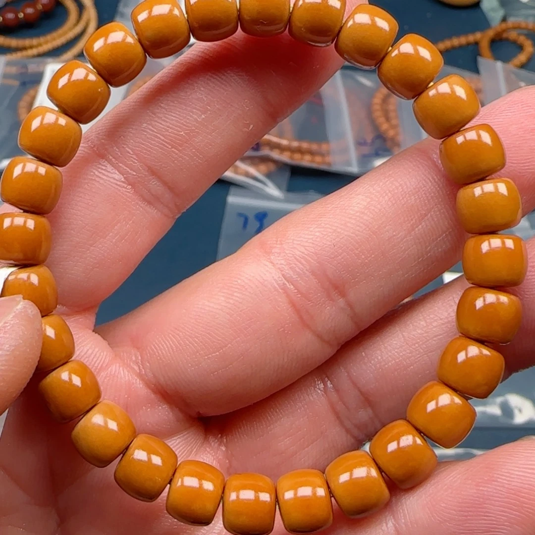 橄榄核手串老挝SSS级核尖极限弧尺寸8.2