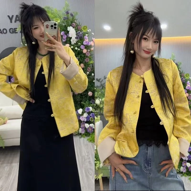 雅希定制~【梦华录】江南知音高定国风刺绣新中式薄款长袖外套