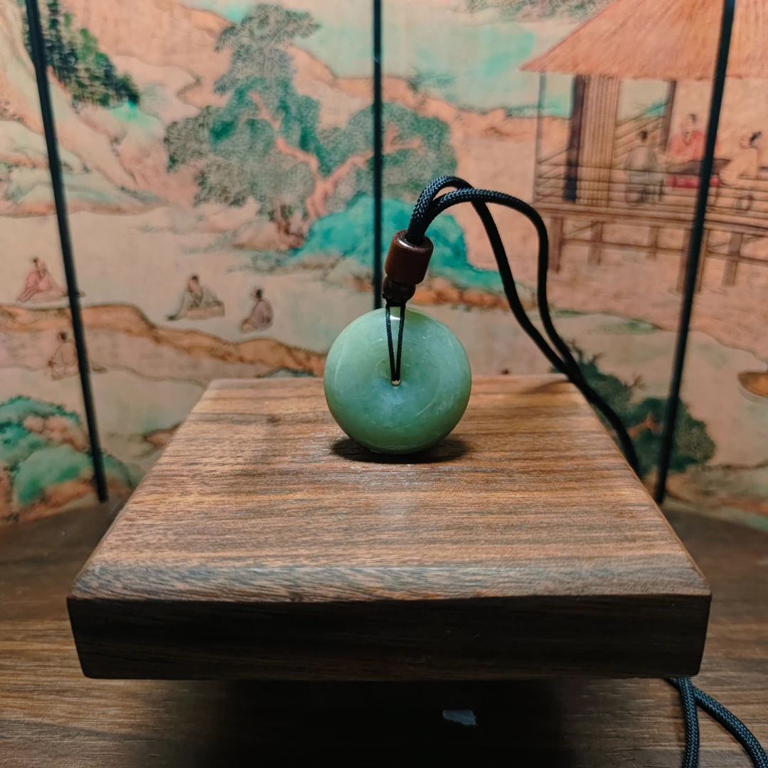 D和田玉平安扣吊坠0875