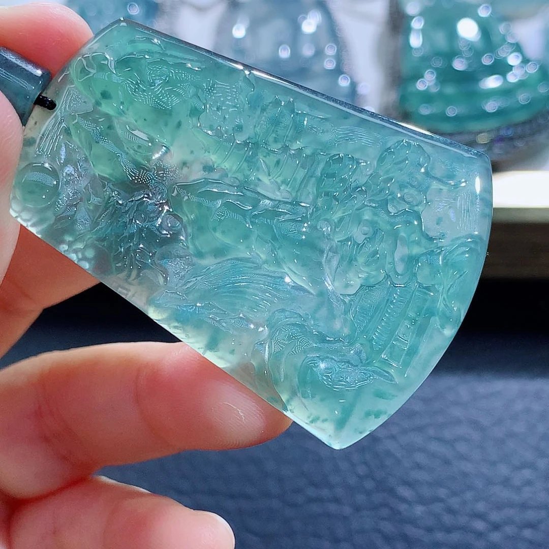 未镶嵌挂件翡翠翡翠