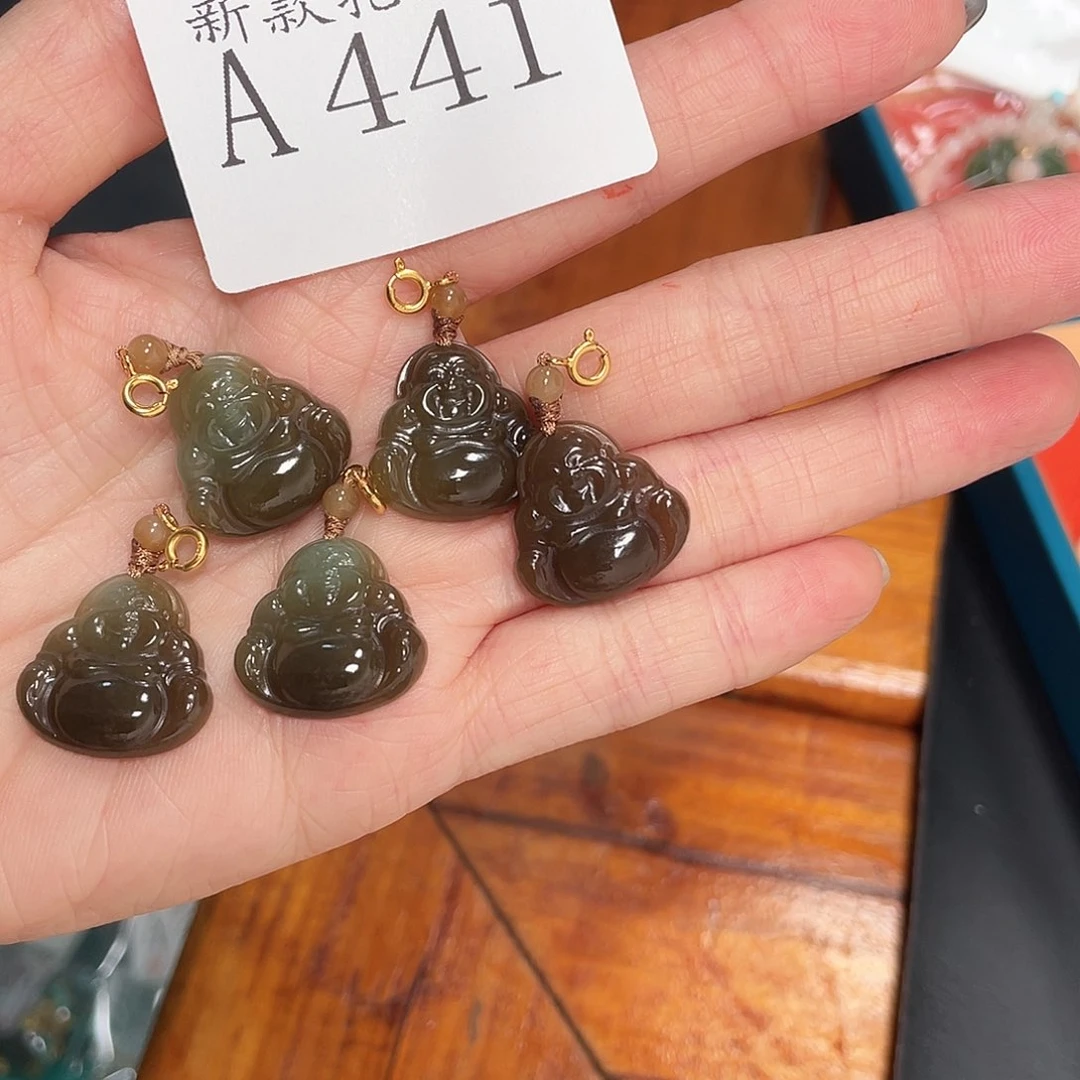 和田玉珠宝半成品未镶嵌A441多样性发一