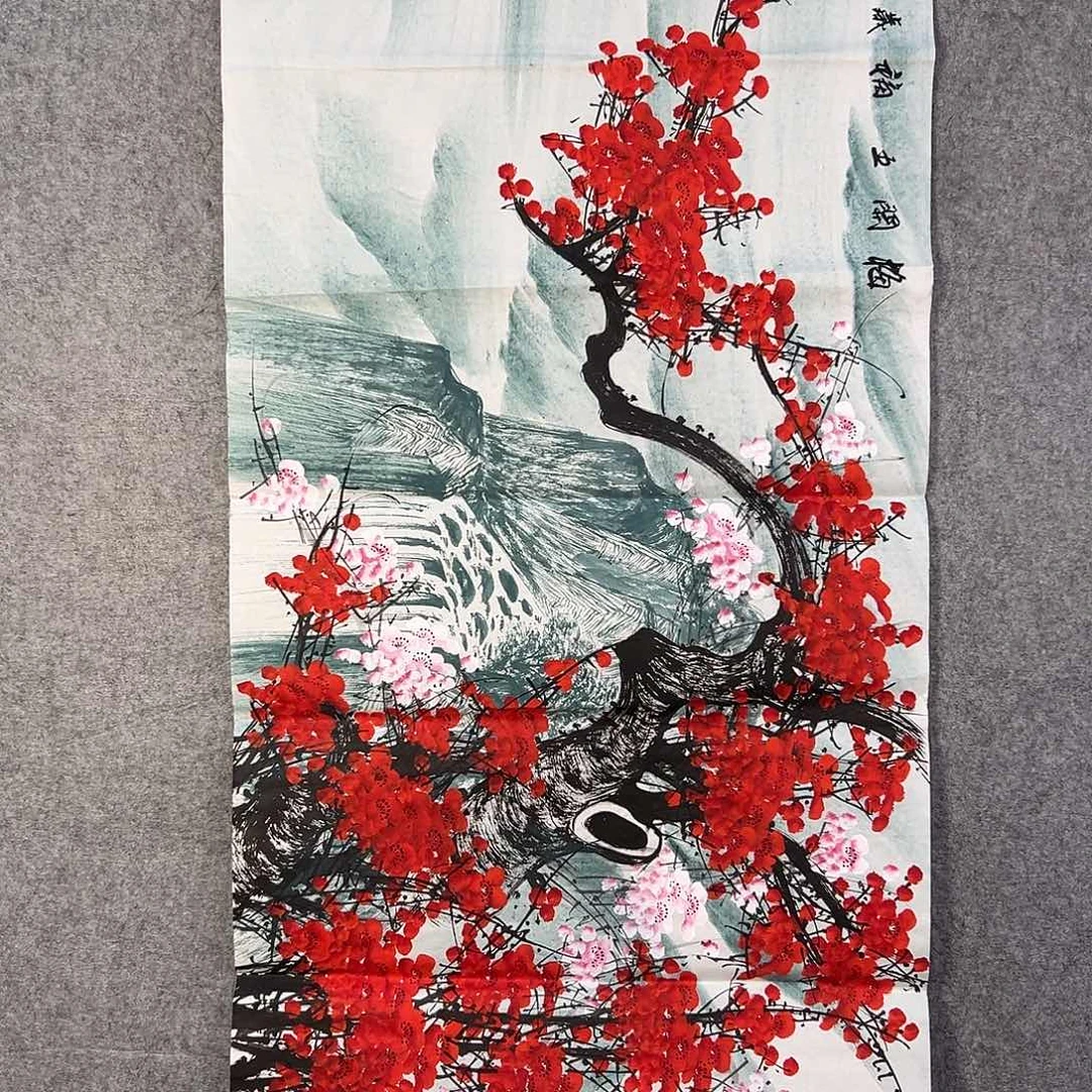 国画240 花鸟在此鸣叫时还要一
