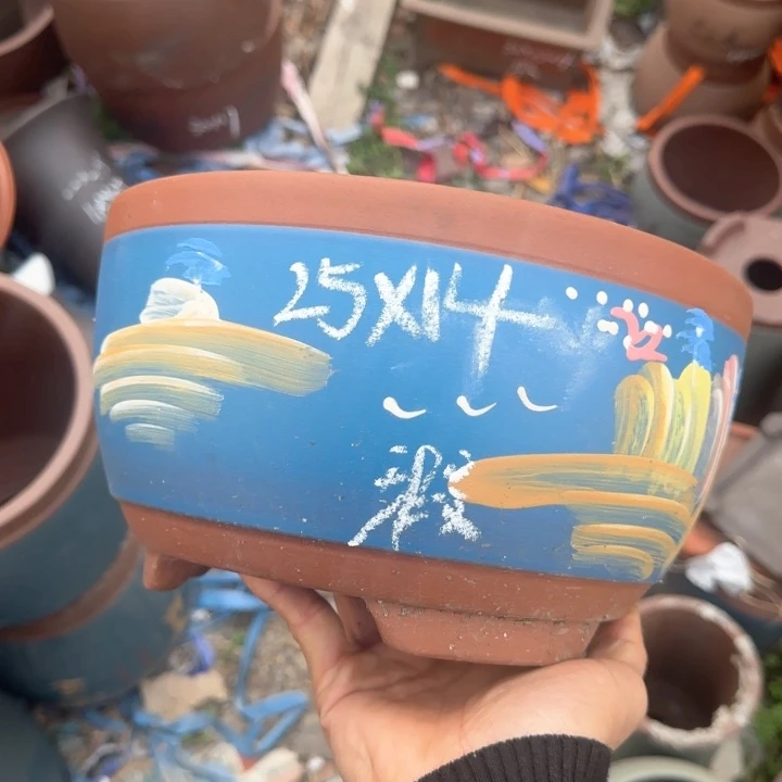 紫砂花盆 特价清仓