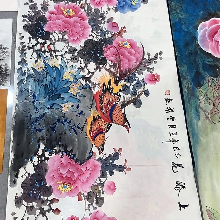 小周画廊的直播间