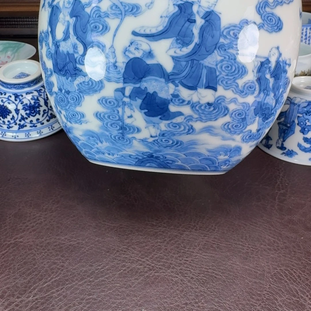 某***白瓷片当代景德镇陶瓷手绘茶具