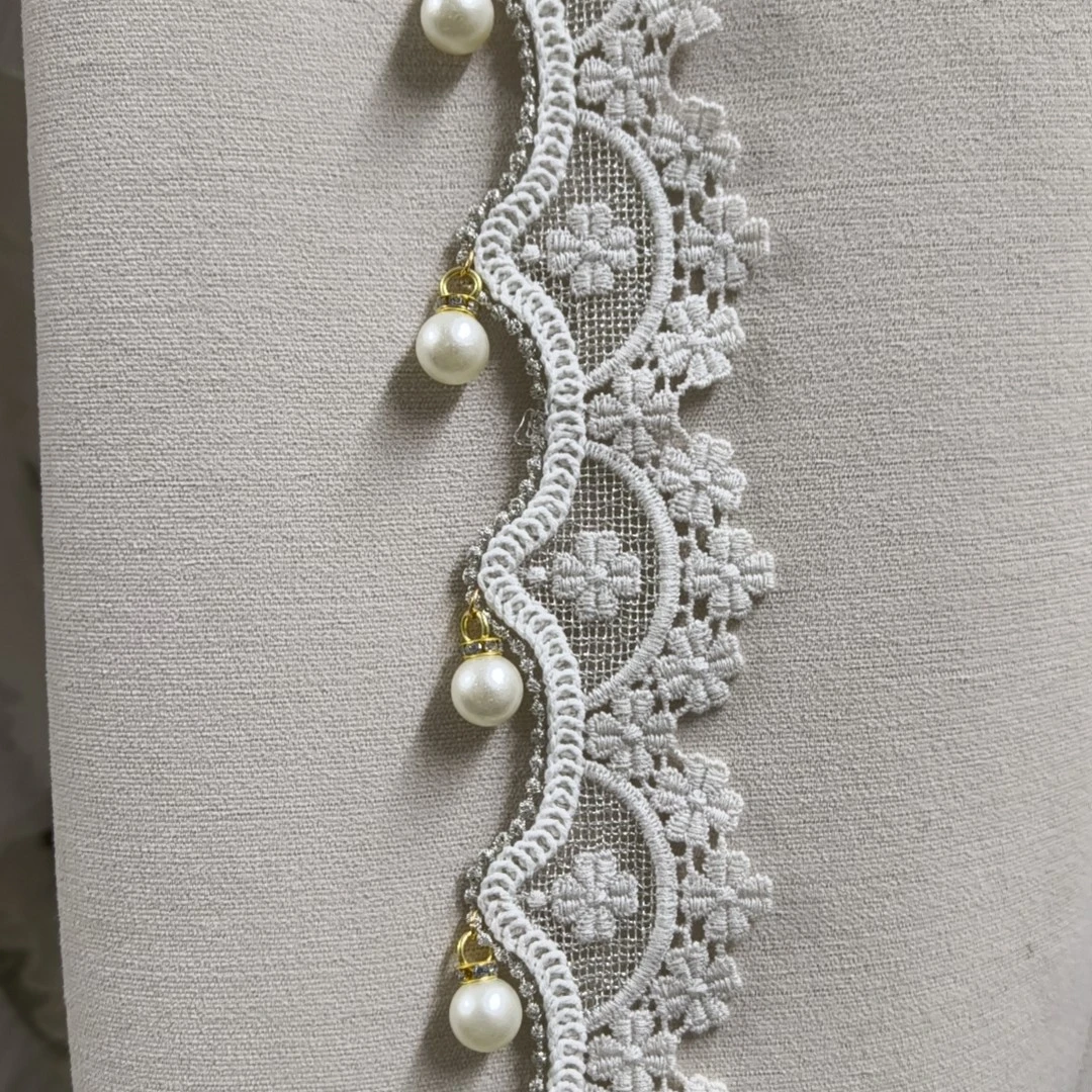 致远花边窗帘布艺法式蕾丝帘头侧边立边服装家居沙发装饰辅料花边