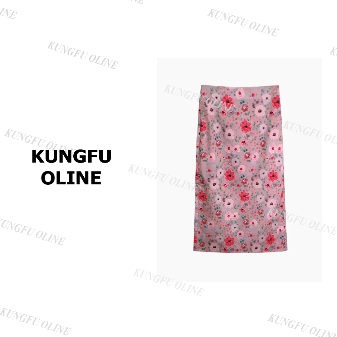 【碎花裙】QZ9689极简风百搭简约2025新款裙子休闲气质