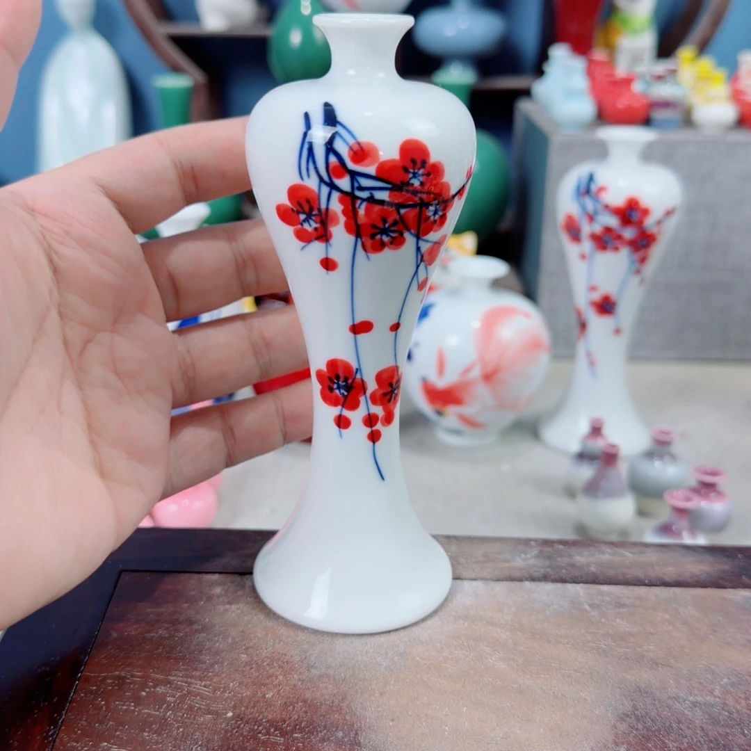 陶瓷手工小花器摆件