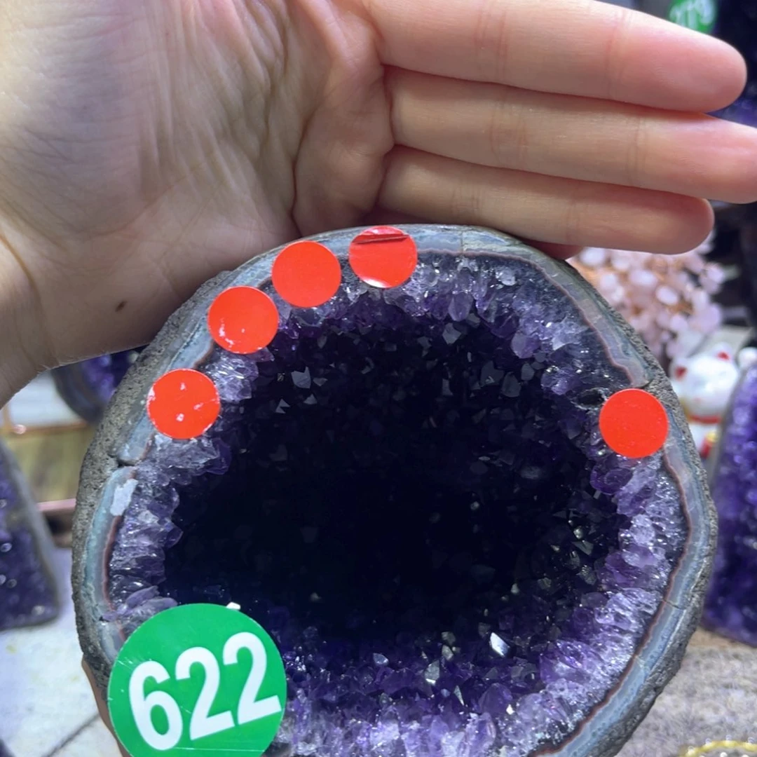 紫晶摆件未镶嵌紫水晶
