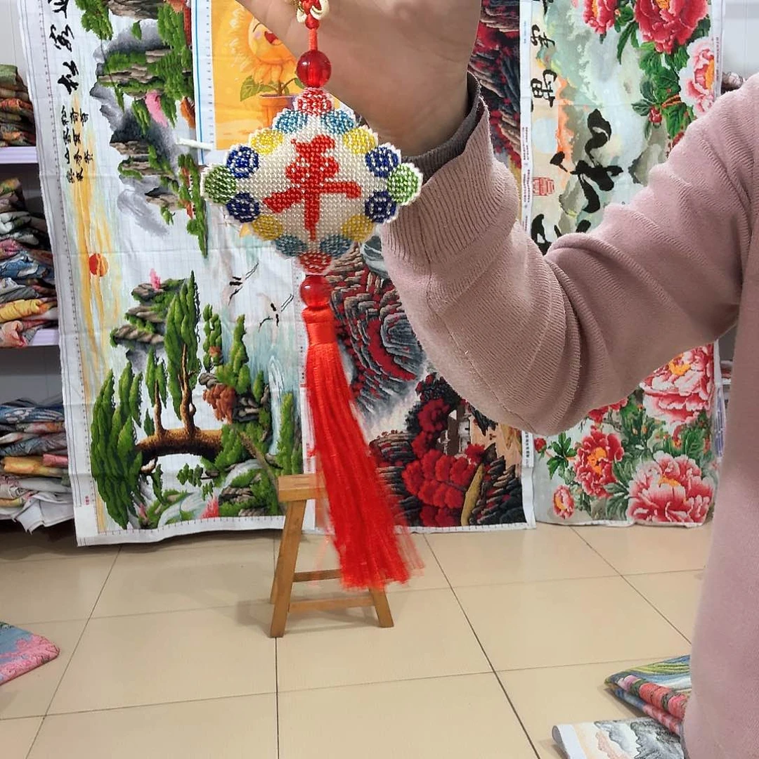 棉十字绣成品出售