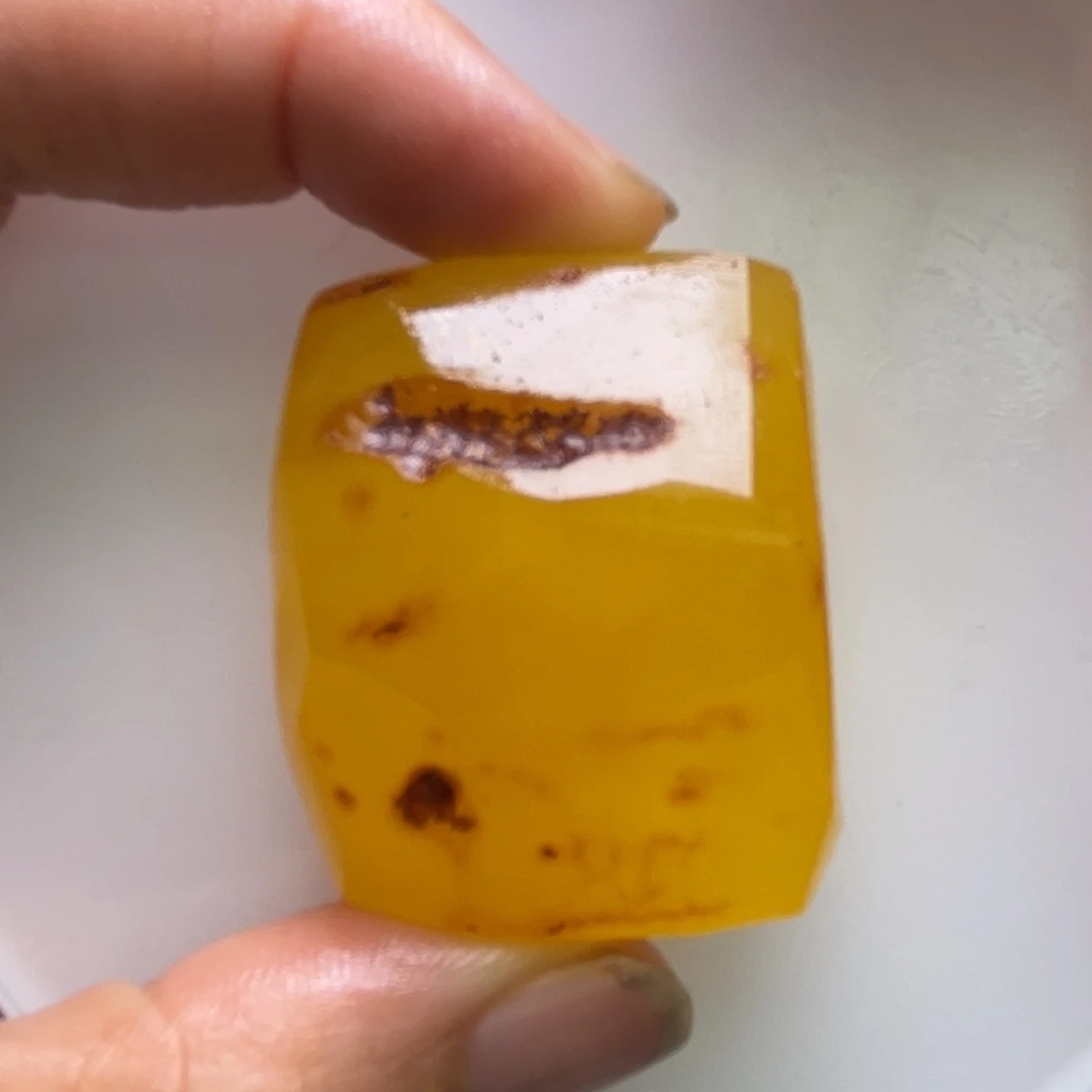 子***特定制琥珀未镶嵌琥珀蜜蜡原石定制有瑕