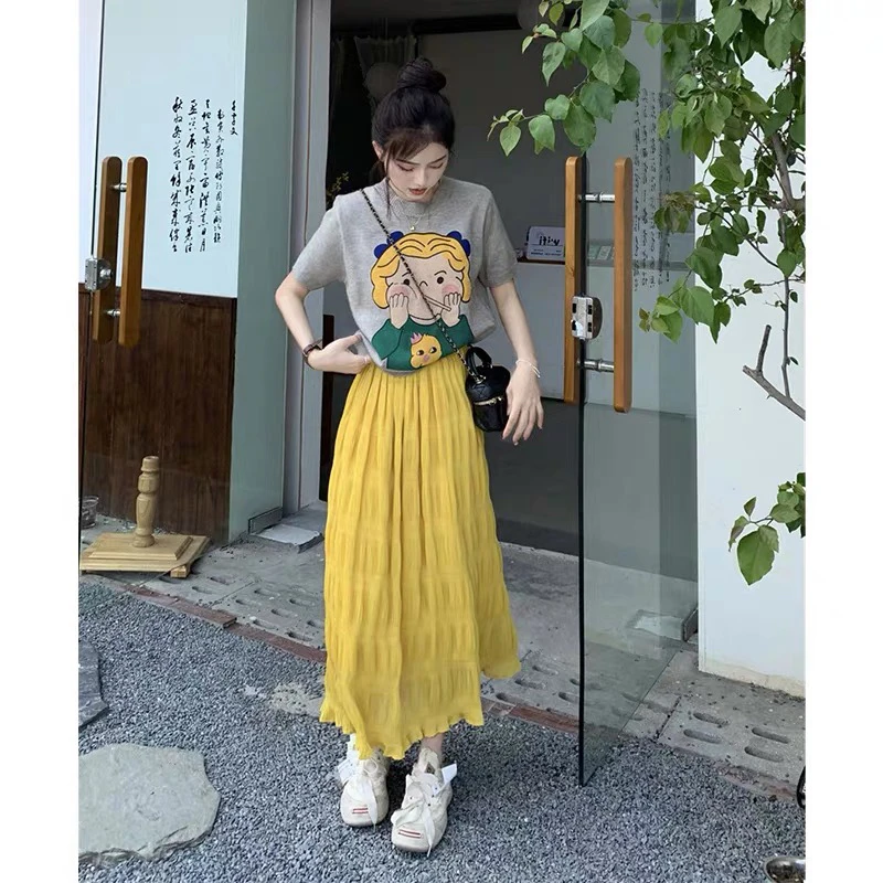 套装通勤气质时尚套装夏季长裙轻职风中长款法式