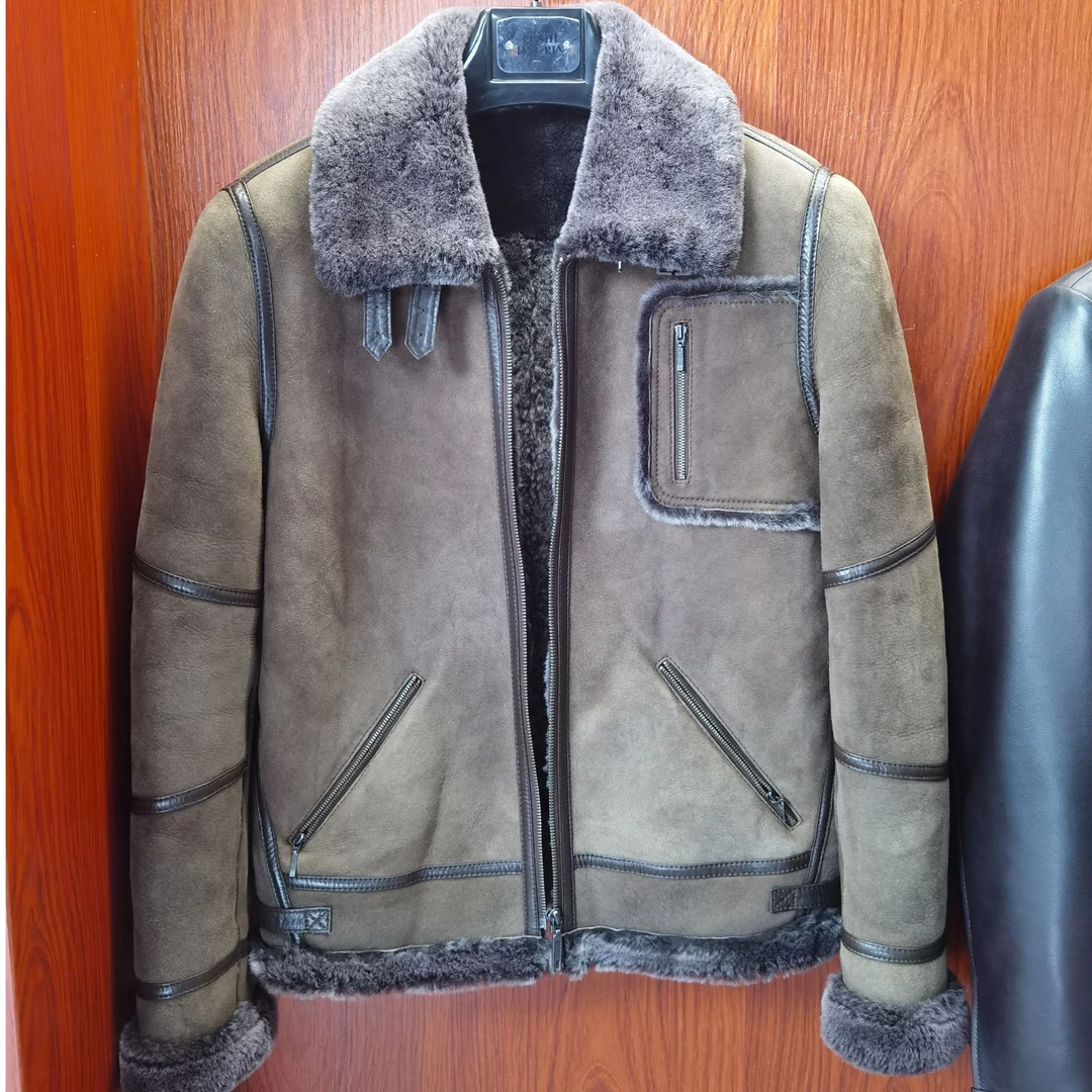 反季断码捡漏美利奴绵羊皮羊毛皮衣