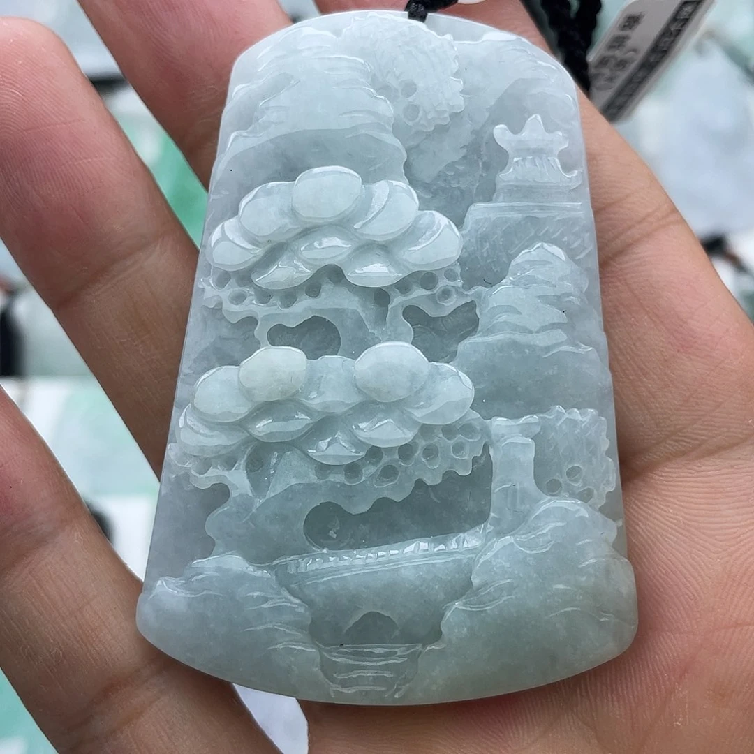 颈饰未镶嵌翡翠陈*文翡翠
