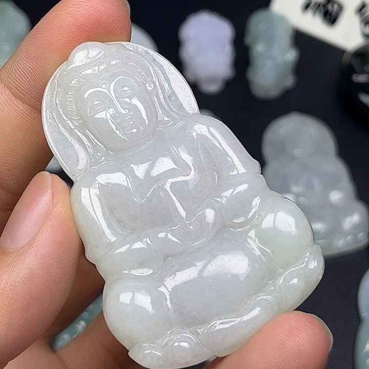 翡翠未镶嵌颈饰缅甸天然翡翠