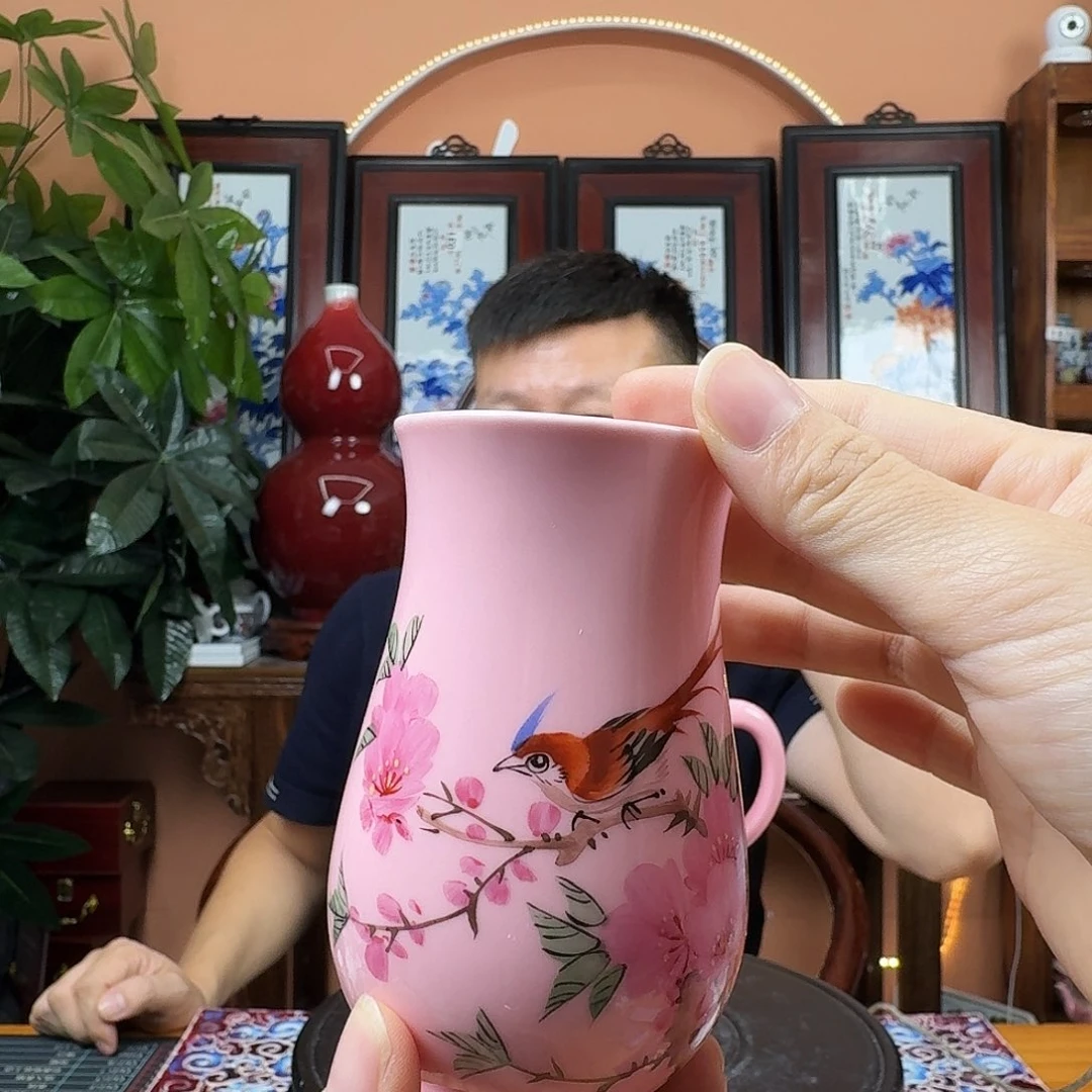 手***5景德镇陶瓷手工杯子