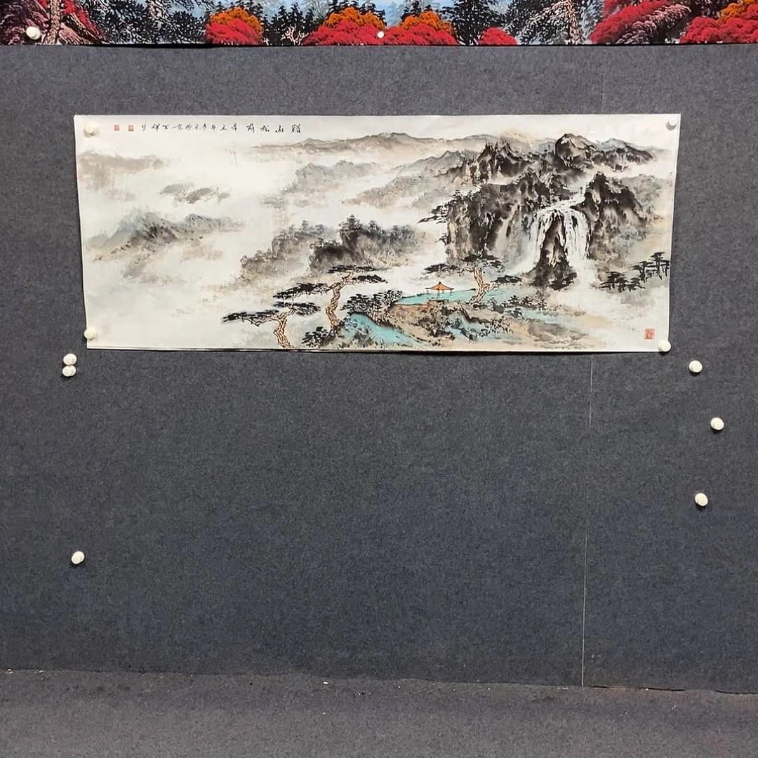 ****国画小六尺山水一幅