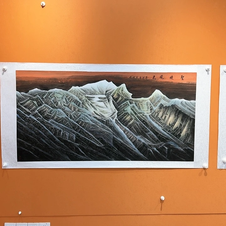 国画书法作品多次参加