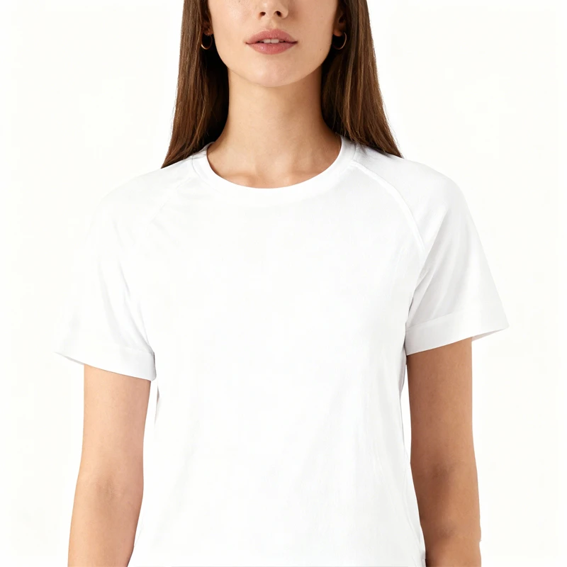 李宁短袖秋女跑训系列舒适透气简约百搭贴身型短袖T恤ATSU036-B品