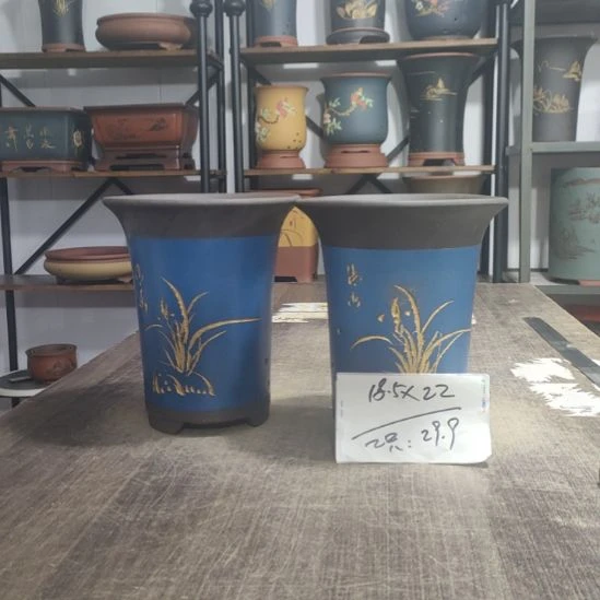 紫砂花盆库存尾货清仓