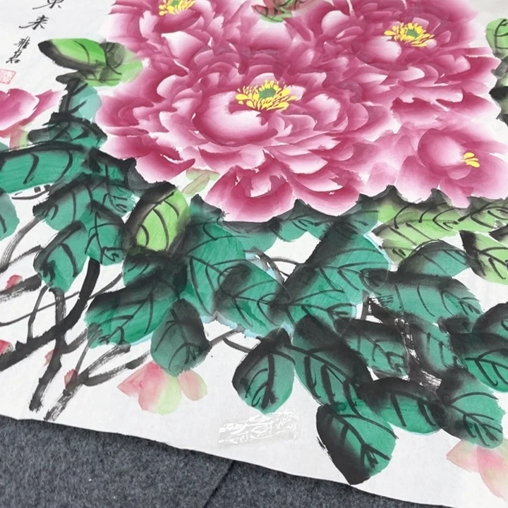 国画我的心好痛啊我的心真的好痛啊好