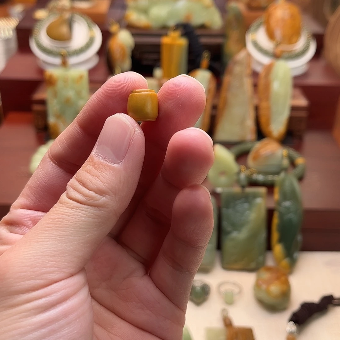 H***J岫岩河磨玉（透闪石质玉）未镶嵌颈饰