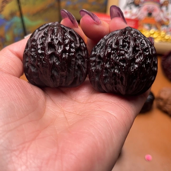 核桃地闷文玩手把件铁锤福利 9 点 1